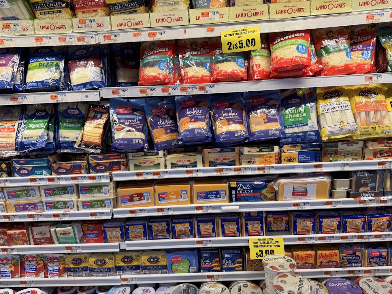 Dairy department