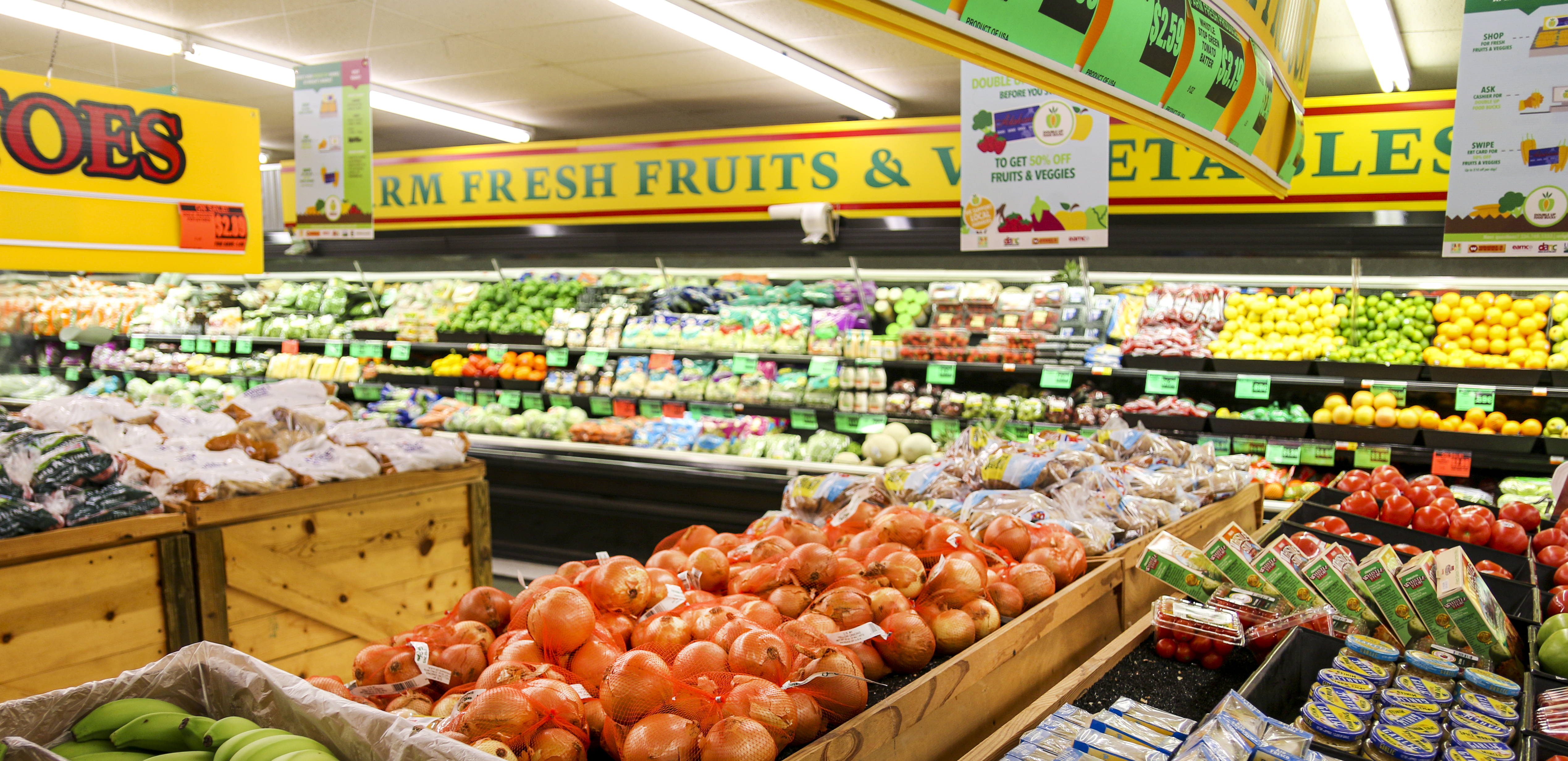 Fresh produce department